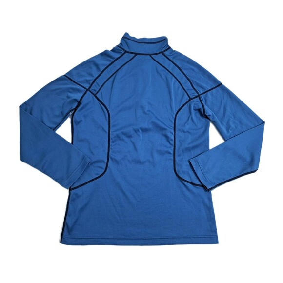 REI Size Small Zip Base Layer Long Sleeve Lightweight Pullover Blue Running - Picture 5 of 8